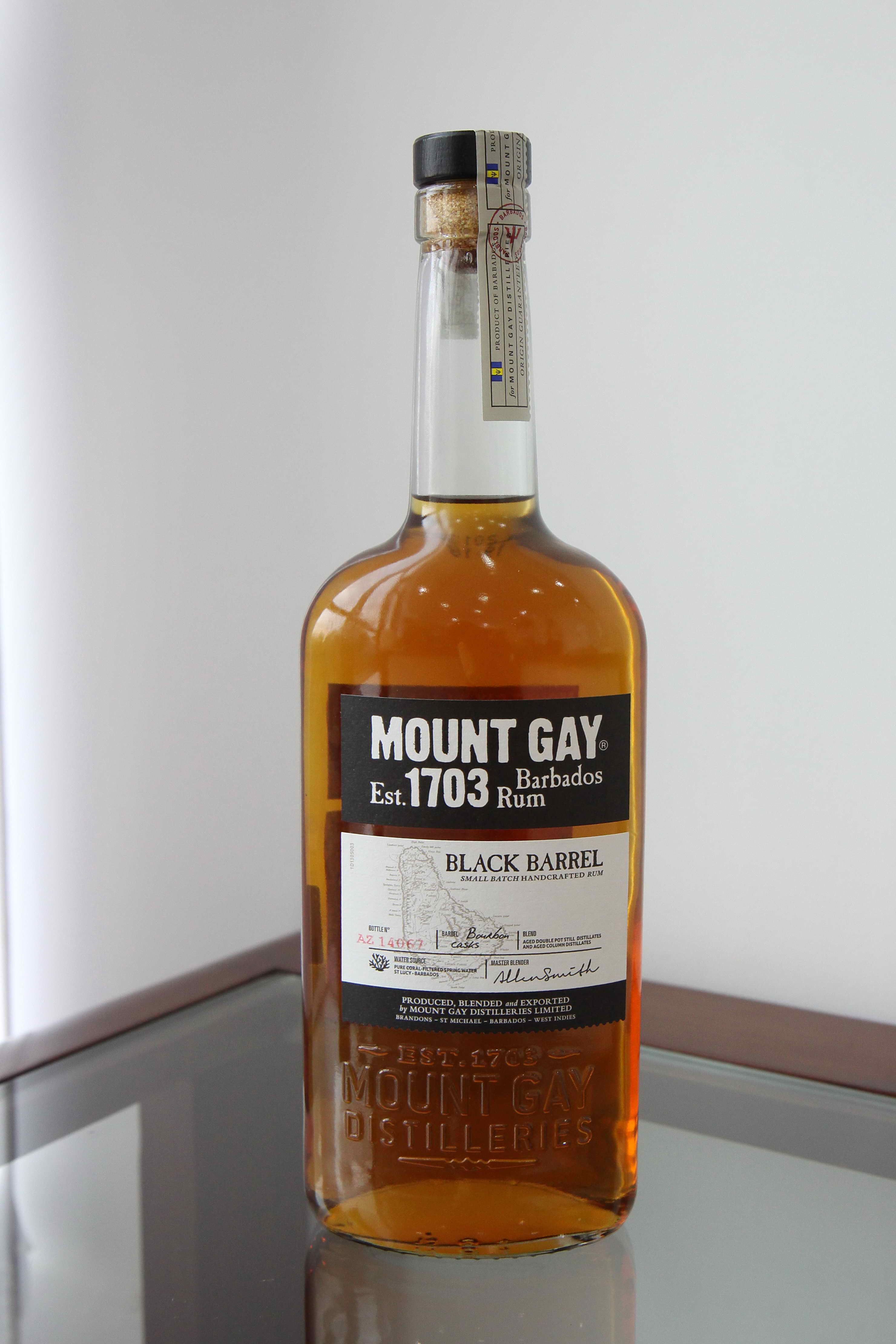 Damn Fine Spirit Of The Month Mount Gay Black Barrel Barbados Rum 1703 Damnfinelife