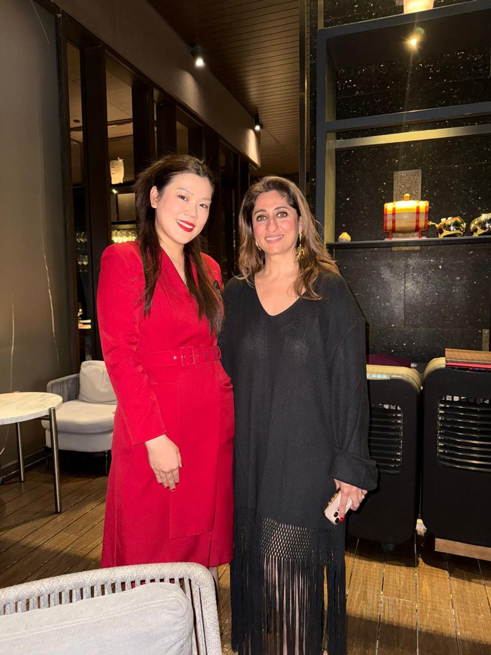 Luxury hotel living area